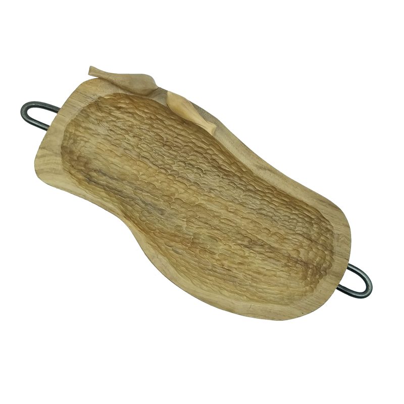 ظرف چوبی پرنده دار کوچک - Image 2
