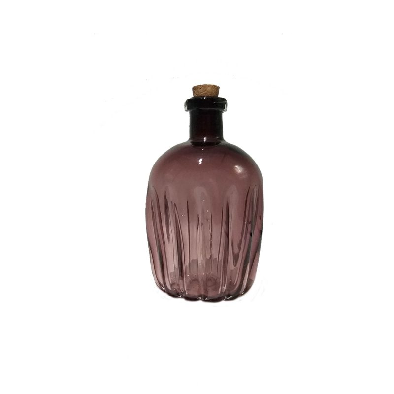 بطری چوب پنبه دار بنفش
